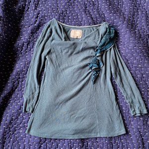 Anthropologie Deletta Ophelia Ruffle Top